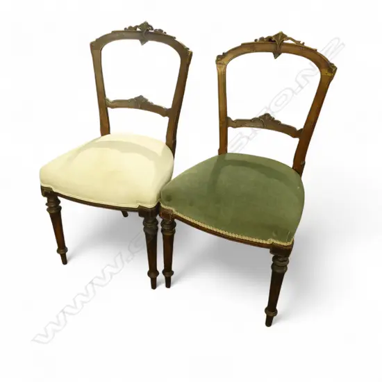 2 VICTORIAN DINING CHAIRS