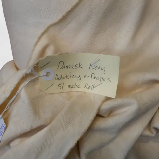 FABRIC BOLT; DAMASK IVORY, 51M