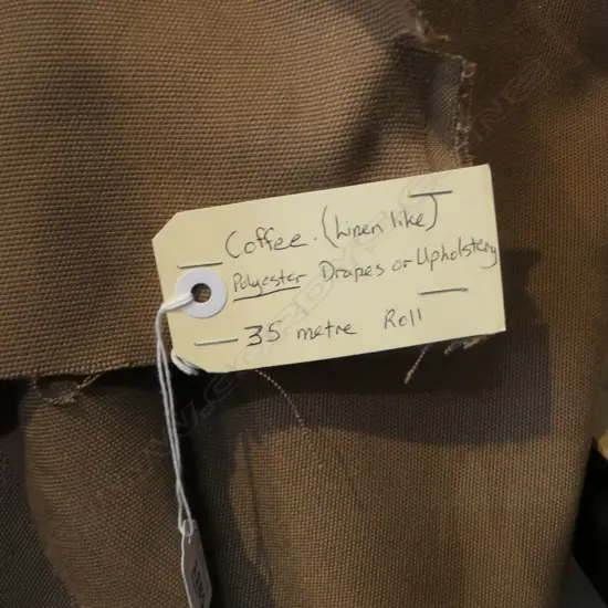 FABRIC BOLT; COFFEE POLYESTER, 35M