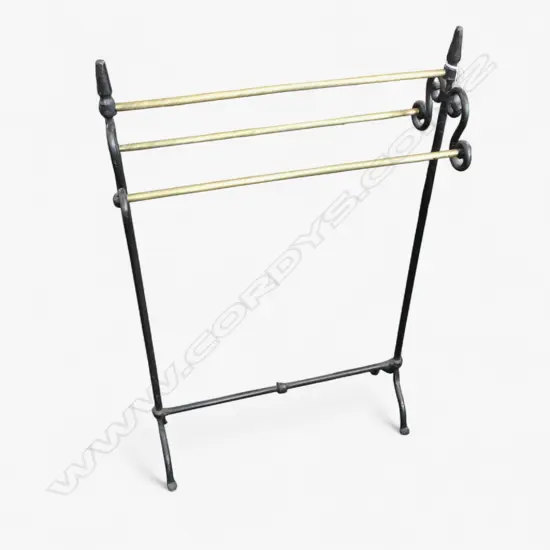 METAL & BRASS TOWEL RAIL 