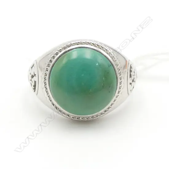 ORIENTAL 925 SILVER RING, 5.5gms (SIZE  AJUSTABLE)