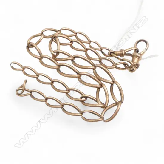 9ct GOLD CHAIN 18.74gms WORN AND BROKEN