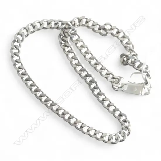 STG SILVER NECKLACE, 86.6gms