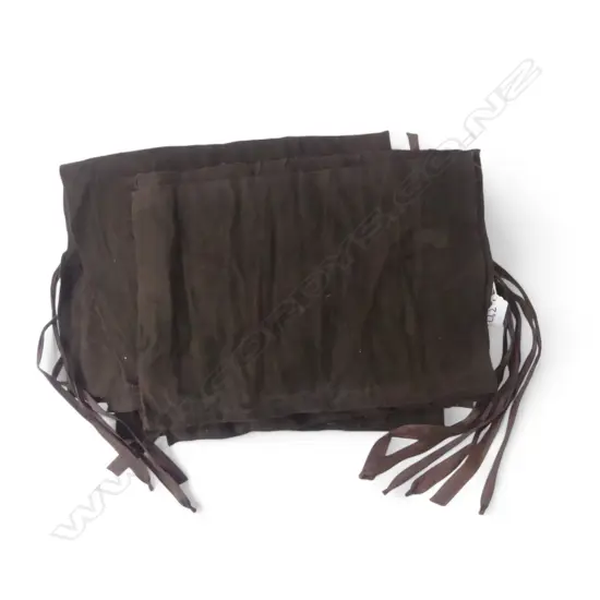 8 FELTED SILVER CUTLERY POUCHES, EA w 6 SECTIONS