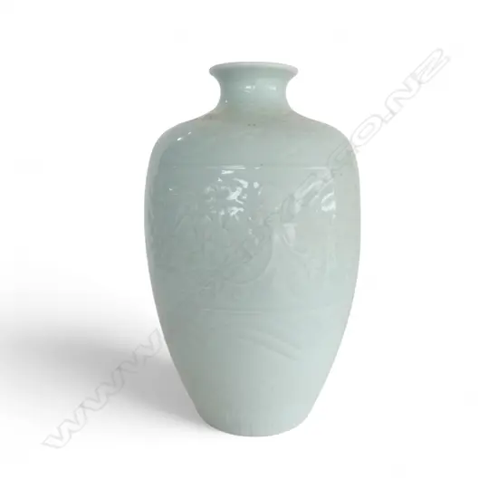 CELADON GLAZE ORIENTAL VASE H.280mm