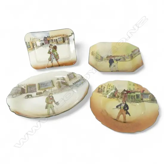 4 ASST. ROYAL DOULTON 'DICKENS WARE' CHINA 