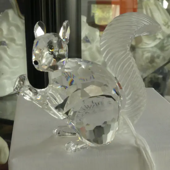 SWAROVSKI SQUIRELL w. NUT H.60mm, BOXED
