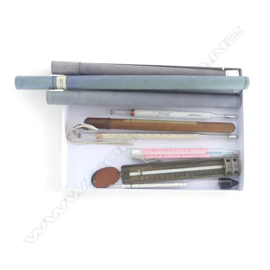 COLLECTION 10 VINTAGE THERMOMETERS