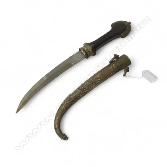 ETHNIC KNIFE & SCABBARD L.410mm