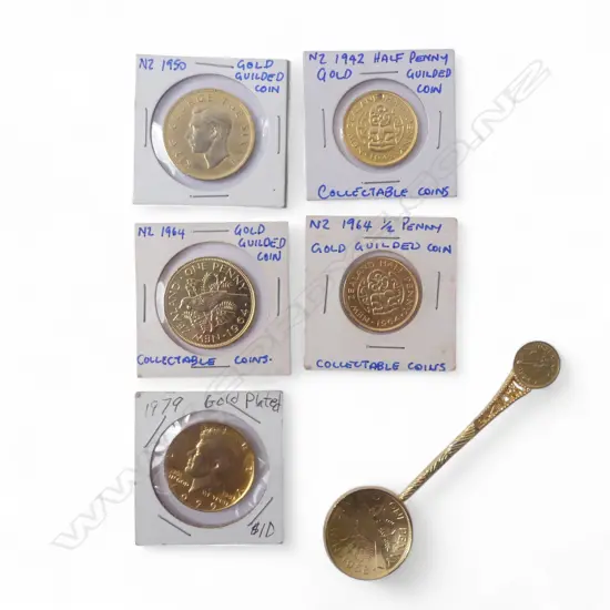 ASST. G/P COINS + COIN SPOON