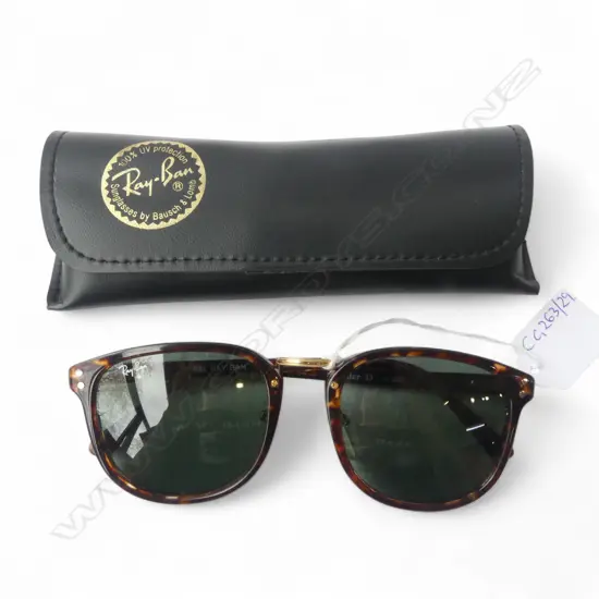 PR RAY-BAN 'PREMIER D' SUNGLASSES, CASED