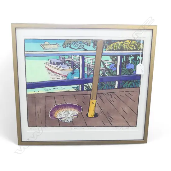 TOM BURNETT 'I ATE THAT SCALLOP' SCREEN PRINT '05 325x390mm