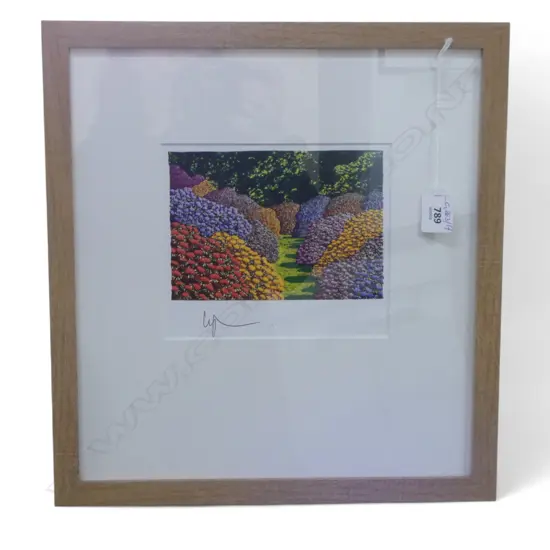 KARL MAUGHAN PRINT, SIGNED 150x175mm