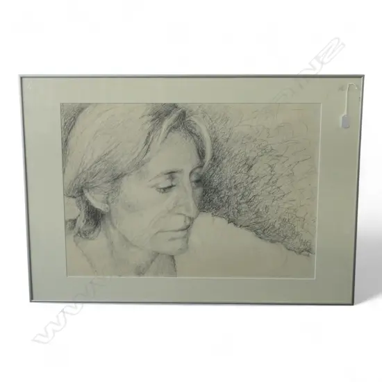 LIB STEWARD, PENCIL PORTRAIT 500x720mm