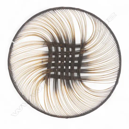 RUTH CASTLE DYED RATTANCORE DISH Dia.365mm