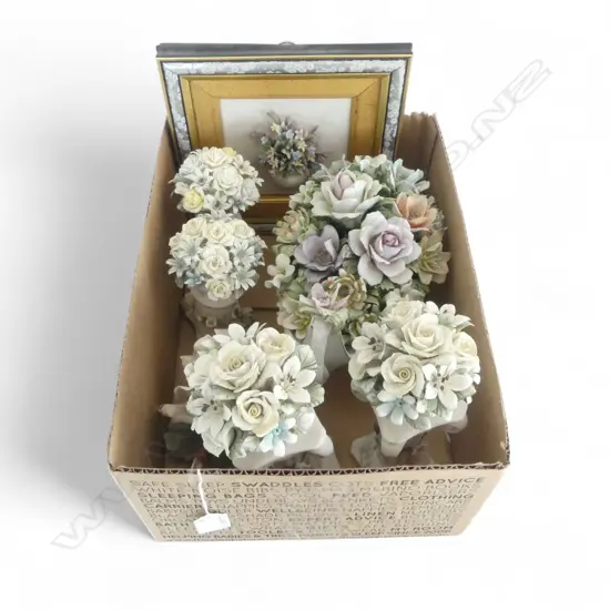 7 PCS FLORAL CAPODIMOTE some faults