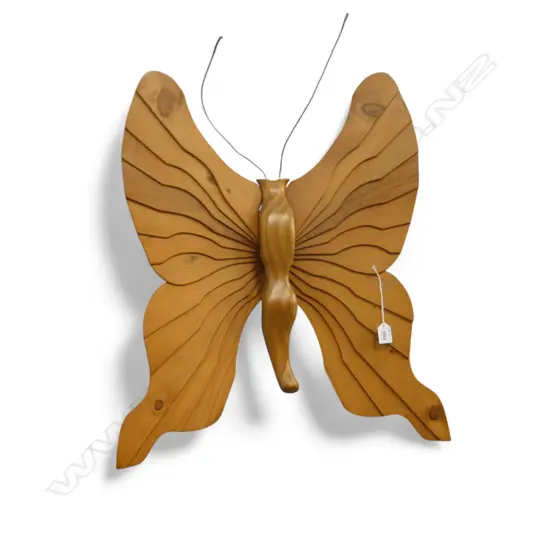 LG WOODEN BUTTERFLY WALL HANGING H.880mm