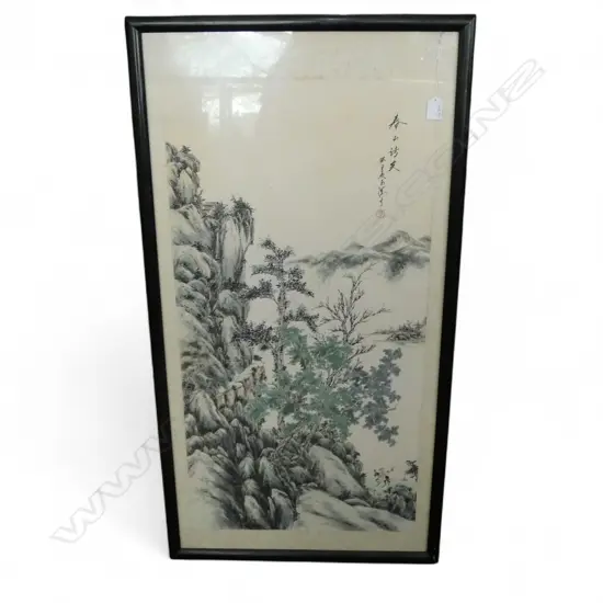 ORIENTAL ARTWORK 875x445mm FOXING