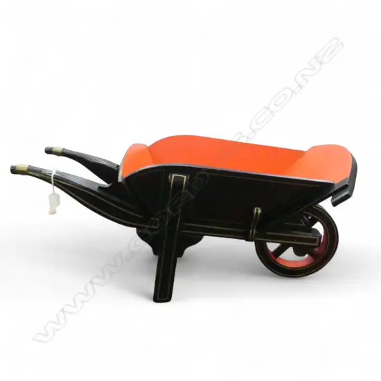 PAINTED DECORATIVE WHEELBARROW L.800mm