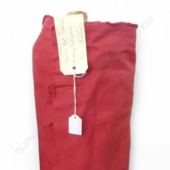 FABRIC BOLT; CHEVRON RED, 28M