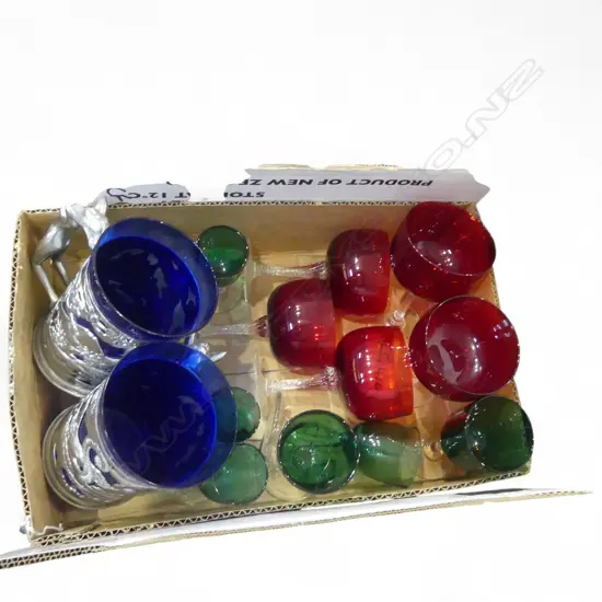 ASST. COLOURED GLASSES