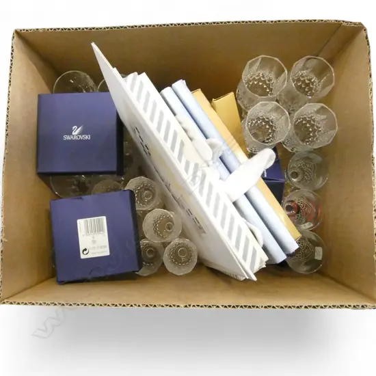 ASST. SWAROVSKI ORNAMENTS & BOOKS ETC