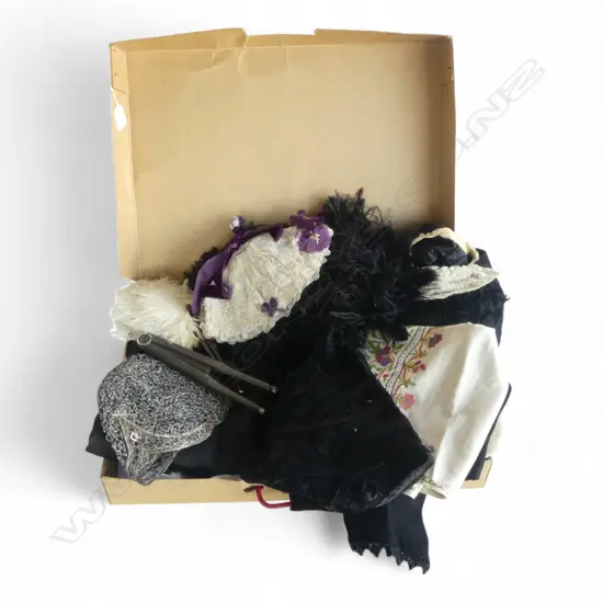 BOXED 'SINCERITY' LADIES CLOTHING + FANS etc