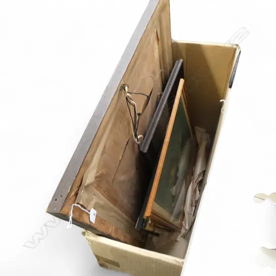 GROUP FRAMED PRINTS INCLUDING GEORGE HARCOURT IN ORIGINAL OAK FRAME LINDAUER HUNTING PRINTS ETC