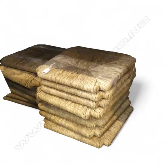 20 ASST. WOVEN RUSH CHAIR DROP IN SEATS