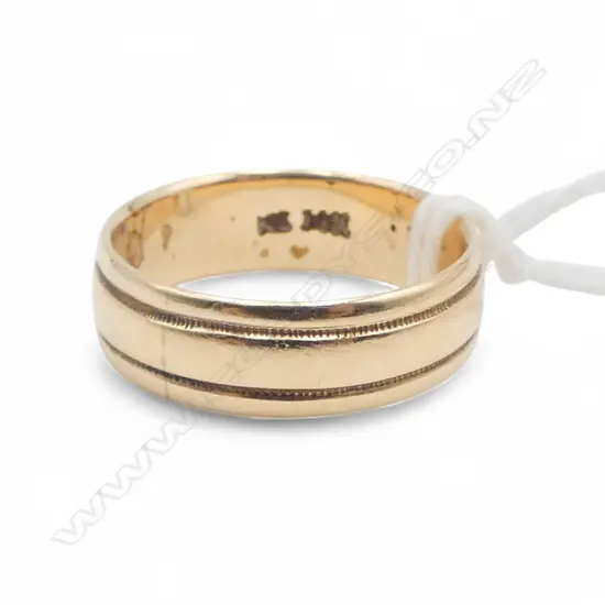 14CT WEDDER, 3.86gms SIZE M