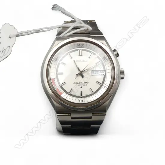 SEIKO BELL-MATIC 17 JEWELS GENT'S WATCH running in Seiko box