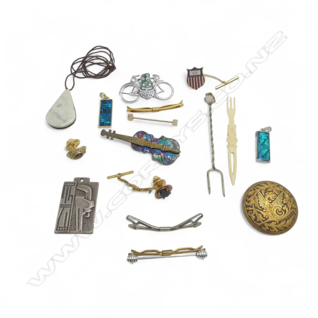 ASST BADGES + BROOCHES + PINS Image 1++