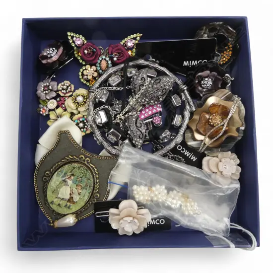 MIMCO BRAND ACCESSORIES, NECKLACES, BROOCHES, BRACELETS & HAIRCLIPS