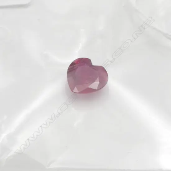 HEART CUT RUBY - ENHANCED