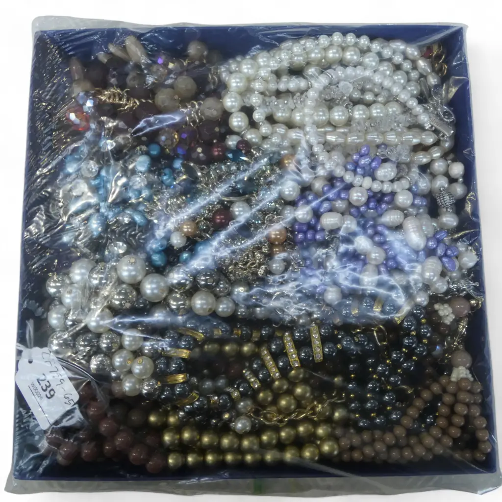ASST. MATINEE LENGTH MULTI STRAND NECKLACES Image 1++