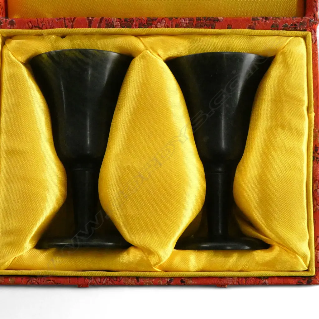 PR ORIENTAL JADE GOBLETS H.100mm Image 1++