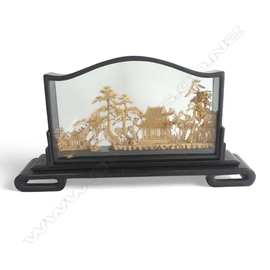 CHINESE DIORAMA W.490mm faults