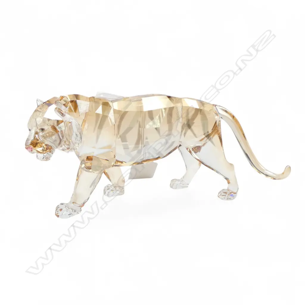 SWAROVSKI 'ENDANGERED WILDLIFE - TIGER' L.190mm, BOXED Image 1++