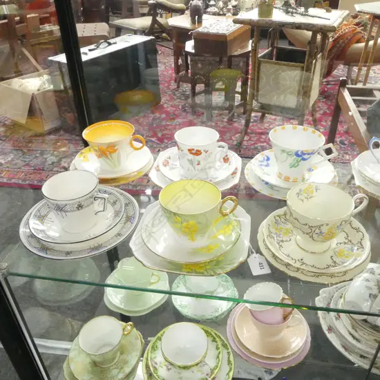 6 SHELLEY CHINA CSPS MIXED PATS