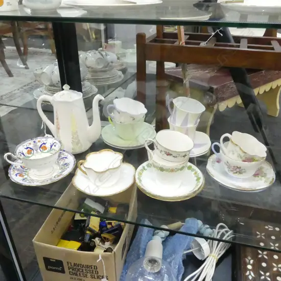 10 SHELLEY CHINA MISS MATCHED CSS & COFFEE POT