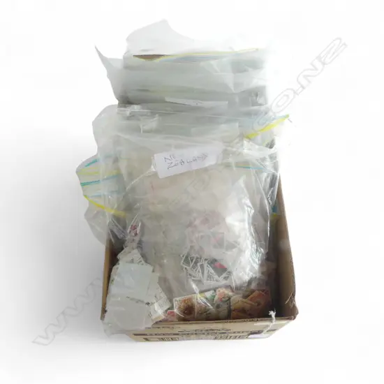 ASST. BAGGED STAMPS; N.Z., AUS. G.B. & U.S.A.