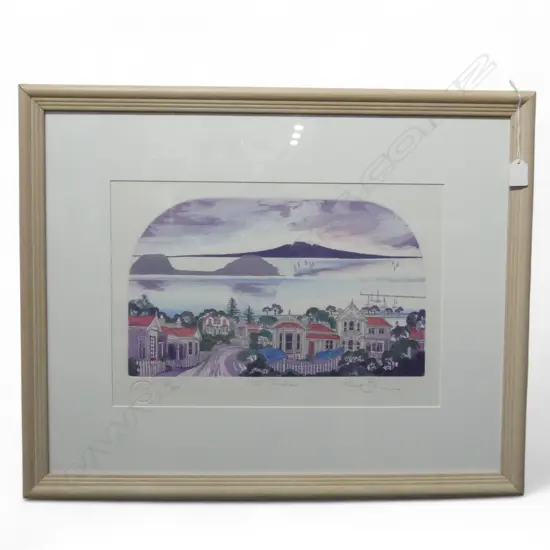LTD ED PRINT OF OLDE AUCKLAND 6/120 450x310mm