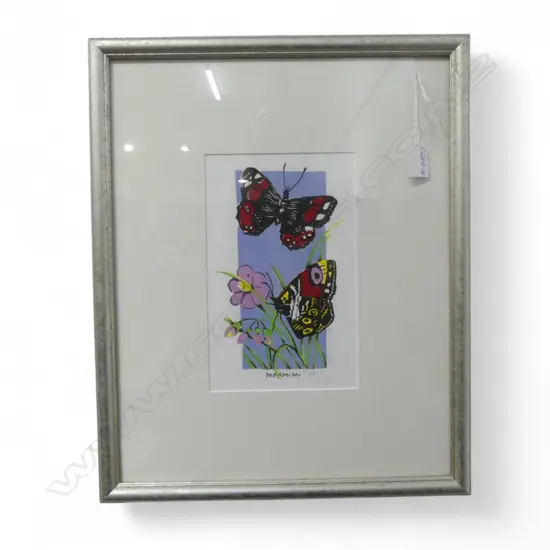 PAMELA WOLFE LTD ED PRINT 'RED ADMIRAL' 235 X 150mm