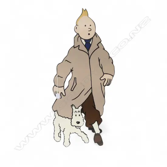 TIN TIN CUT OUT SHOP SIGN H.890mm