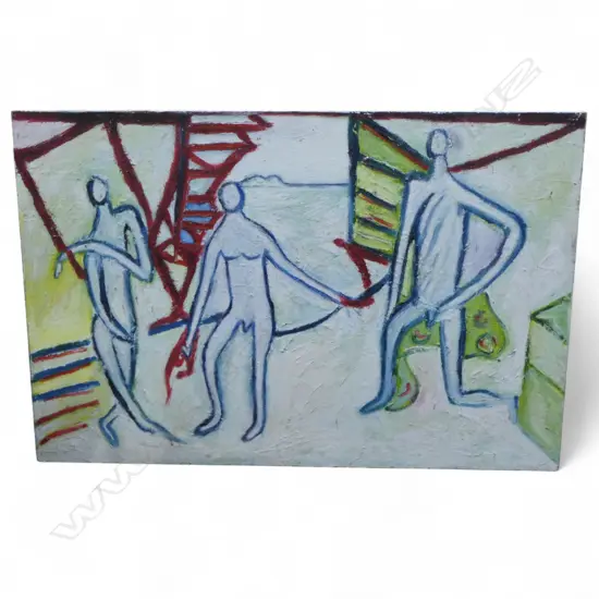 LEE FELTHAM, "HOT BLOOD", ACRYLIC ON CANVAS, 800 X 1200 MM, provenance below