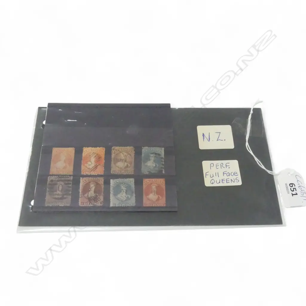 8 STAMPS; NZ FULL FACE QUEENS Image 1++