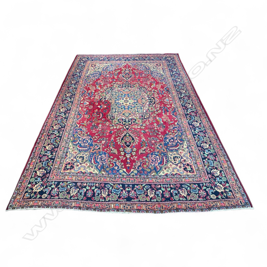 LGE IRANIAN HAMADAN HAND KNOTTED WOOL PILE CARPET 3350 x 2920mm Image 1++
