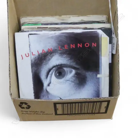 45’S RPM BEATLES ETC; RECORDS