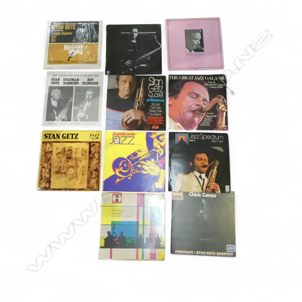 ASST. STAN GETZ JAZZ LPs Provenance: Ex Collection Wellington Choy Image 1++
