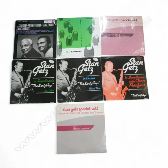 ASST. STAN GETZ JAZZ LPs etc Provenance: Ex Collection Wellington Choy